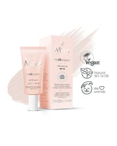 Miya Cosmetics Lekki krem BB Spf 30 Krem koloryzujący 40 ml Cera Bardzo Jasna